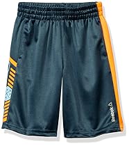 Reebok Big Boys' Performance Sport Short, Ink Blue Orange, S (8)