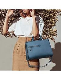 Dasein - 2 bolsos de mano para mujer, Gris, L