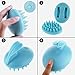 Codream Electric Scalp Massage Shower Vibrating Hair Brush Shampoo Massager(Silicone, Blue)