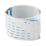 Forward Direction 50-pin FFC FPC Ribbon Flat Cable 300mm x 0.5mm 5pcs