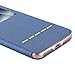 iPhone 8 Plus Case,iPhone 7 Plus Case, LONTECT Slim Thin View Window PU Leather Flip Case with Smart Unlock Metal Slide Touch for Apple iPhone 8 Plus/iPhone 7 Plus - Royal Blue