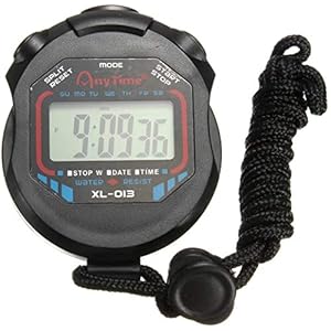 Digitale sport-stopwatch, groot lcd-display, geschikt voor voetbal, basketbal, hardlopen, zwemmen, training en meer