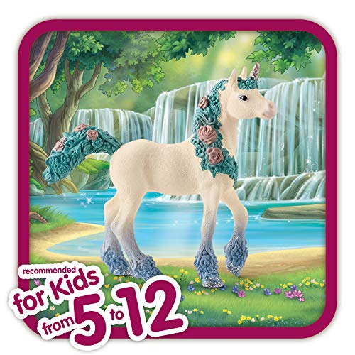 schleich 70591 Blüteneinhorn Fohlen, für Kinder ab 5-12 Jahren, BAYALA - Spielfigur – Bild 2