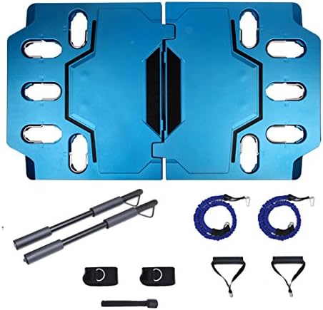 EnjoyLife Inc Full Portable Gym Home Workout Package,Complete Fitness Equipment,Design for Indoor Travel or Outside. Simulate Dumbbells, Workout Bar and Cardio Machine