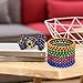 LiKee 5MM 216 Pieces Magnetic Sculpture Magnet Building Blocks Fidget Gadget Toys for Stress Relief, Office and Home Desk Decor, Cool Gadget for Adult,Man,Women (Colorful)