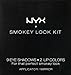 NYX Professional Makeup Smokey Look Kit, 9 eyeshadows /2 lip colors