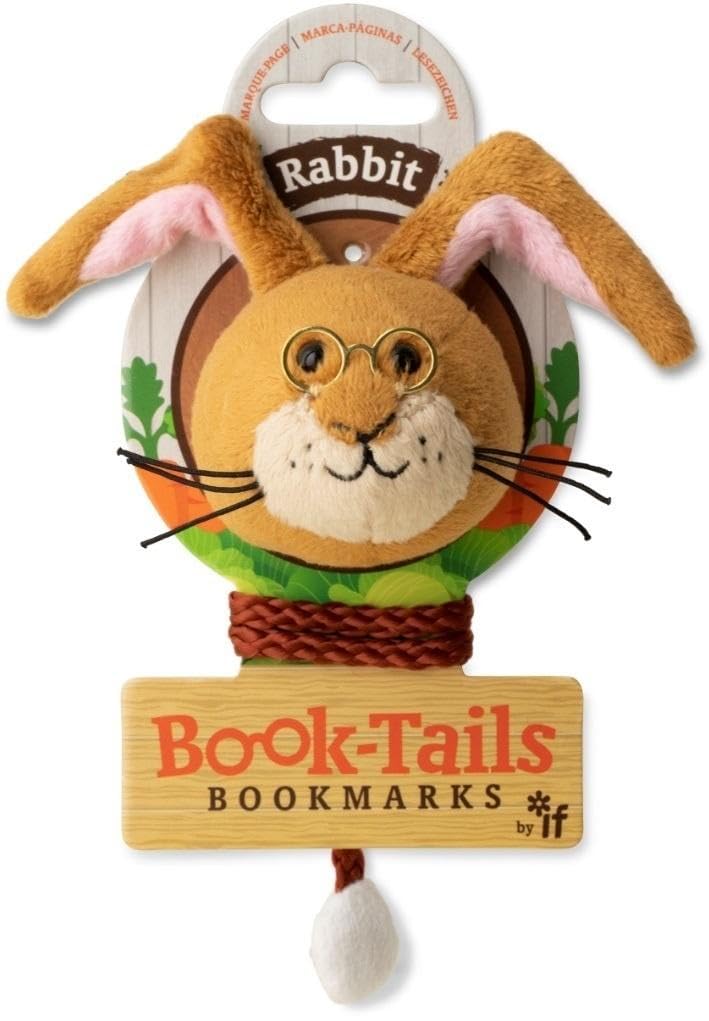 IF Book-Tails Bookmark - Rabbit,Brown