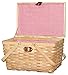 Vintiquewise(TM Large Gingham Lined Picnic Basket