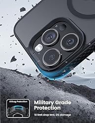Lamicall Magnetic Case for iPhone 15 Pro Max, for
