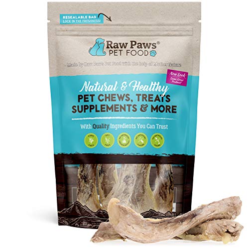 Raw Paws Freeze Dried Duck Necks for Dogs, 5oz All Natural Duck Dog