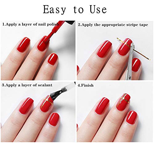 Nail Striping Tape Line 34 Colors Rolls Striping Tape Line Nail Art