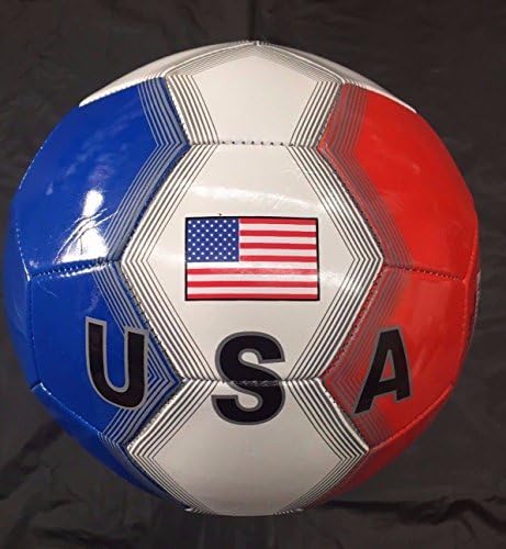 USA Flag Soccer Ball Football Size-5 Panel 32