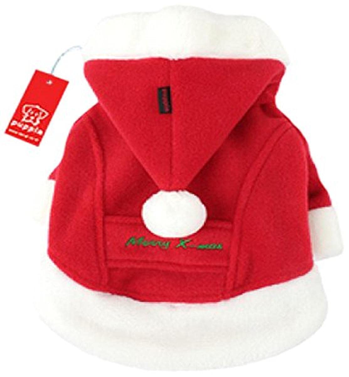 Puppia PDDF-SC23 3L Santa Dress Red