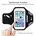 LETSCOM Running Armband for Cellphone, Smartphone Case with Key Holder Compatible with iPhone 11 Pro XR XS MAX 8+ 7+ 6S+ Samsung Galaxy S10+ S9+ S8+ S7 Edge