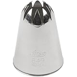 Ateco # 849 - Closed Star Pastry Tip .69'' Opening Diameter- Stainless Steel by Ateco