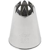 Ateco # 849 - Closed Star Pastry Tip .69'' Opening Diameter- Stainless Steel by Ateco