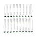 Unicra Wedding Hair Pins for Women Decorative Bridal Wedding Hair Accessories for Brides and Bridesmaids Pack of 20 (Green)