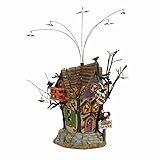 Department 56 Halloween Villages Poe's Perch Aviary Lit House