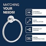 GROHE Essentials Towel Ring Silver 40365001 Chrome Finish view 4