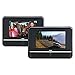 RCA Twin 7-Inch Mobile DVD Player with 2 Remotes, Watch 2 Different DVDs at the Same Time, Black (Certified Refurbished)