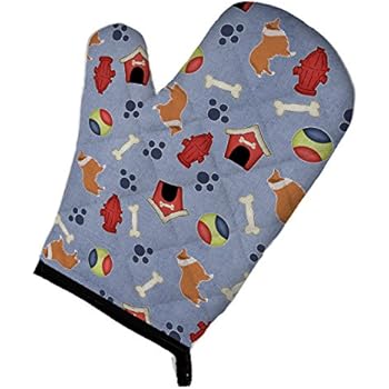 Caroline's Treasures BB3916OVMT Collie Dog House Collection Oven Mitt, Large, multicolor