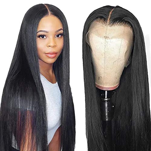 UNice-Hair-Bettyou-Series-13x4-Straight-Lace-Front-Human-Hair-Wigs-180-Density-Brazilian-Virgin-Hair-Lace-Frontal-Wig-with-Baby-hair-Black-Color-18inch