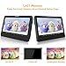 WONNIE 10.5 Portable Dual DVD Players with Two Mounting Brackets, 1024x800 HD LCD TFT, USB/SD/MMC Card Readers, Built-in 5 Hours Rechargeable Battery, Stereo Sound, AV Out & in (1 Player + 1 Screen)