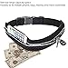 Best Running Belt Pocket Belt Waist Pack Pouch Sweatproof Rainproof Slim With 2 Expandable Pockets and No Bounce Zipper For Phone, Cards, Money, Sports,Travel, Jogging, Spy, Cycling, Hiking …