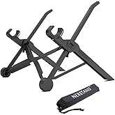 NEXSTAND K2 Laptop Stand for Desk, 8-Levels Adjustable Height Ergonomic Laptop Riser, Ventilated Computer Stand Holder Compat