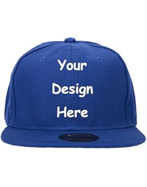 Custom Personalized Adjustable Plain Snapback Cap Design Picture or Text Print Hat
