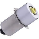 TRLIFE Maglite LED Bulbs DC 3V, Flashlight Replacement Bulbs for Only 2 Cells C&amp;D Maglight Flashlights, 3W LED Flashlight Bulb Replacement Part Maglight Bulb(1 Pack)