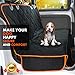 Doggie World Dog Car Seat Cover for Back Seat for XL Cars, SUVs & Trucks - Durable Car Cover Protector for Dogs, Nonslip Backseat Dog Hammock, Waterproof Scratchproof Protection Against Dirt, Pet Fur