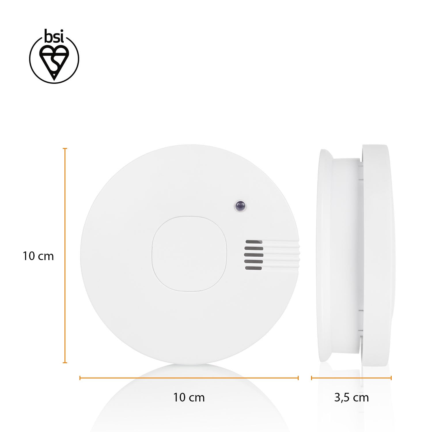 Smartwares Rauchmelder – Austauschbare Batterie mit 5 Jahren Lebensdauer – Schnelle und zuverlässige Erkennung – 85 dB – FSM-11750 3