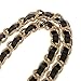 CEZO 3mm German Silver Chain Necklace Twist Rope for Men Women Jewelry 20 Inch