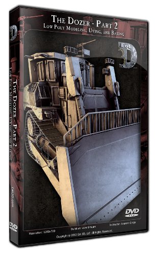 The Dozer - Part 2 - Low Poly Modeling, UVing, and Baking