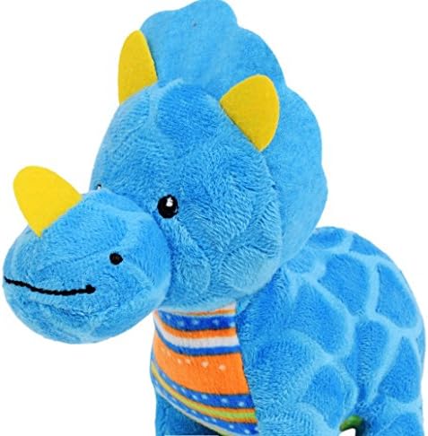 Fuzzy Friends Plush Dinosaur Toy (Blue)