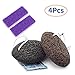 Pumice Stone for Feet，TOUGS Hard Skin Callus Remover and Scrubber, Callus Remover Foot Scrubber Home Pedicure Exfoliation(Pack of 4)