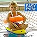 Swimming Kickboard for Adults and Kids, Lightweight EVA Swim Board with Anti-Slip Smooth Edge and Integrated Hole Handle for Swim Lessons Swimming Training Aid, Blue