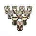 Water & Wood 10pcs M8 Barrel Bolts Cross Dowel Slotted Furniture Nut for Beds Crib Chairs