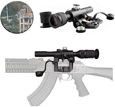 Fireclub Tactical Russian POSP 4X26 SVD Red Illuminated Sniper Scope