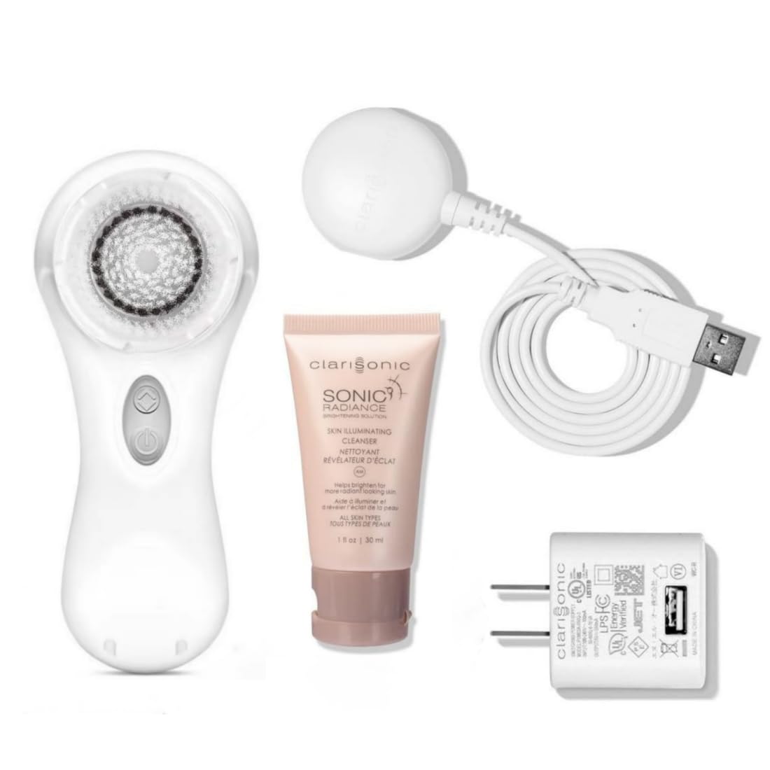 Photo 1 of NON FUNCTIONAL - PARTS ONLY -----------------------------------------------------Clarisonic Mia 2 Sonic Facial Cleansing Brush System with Sensitive Brush Head (White)