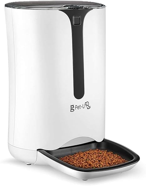 Pet U Distributeur Automatique De Nourriture Pour Chats Et Chiens Distributeur Croquettes Pour Animaux De Compagnie 4 Repas Par Jour Enregistrement