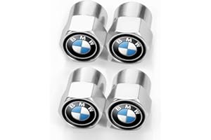 GENERIC Metal Car Tire Valve Stem Caps Replacement for BMW 5 6 7 Series X3 X4 X5 X6 M Vehicles Car Wheel Caps car Accessories