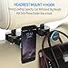 MEIDI Magnetic Headrest Mount, Universal Phone Holder, Car Backseat Hanger Hook Organizer Compatible With All Smart Phones Tablets GPS and eReaders (Blue-2Pack)