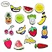 Acrylic Creative Cute Fruit Brooches Badge for Clothes/Bags/Backpack Ect (15 pieces)