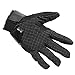 Tonsiki Carbon Fiber Motorcycle Motorbike Cycling Racing Full Finger Gloves (Black, M)
