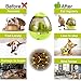 Pet Food Ball,Fihome Funny Tumbler IQ Treat Toys Ball Interactive Dispensing Chew Ball to Bowl Feeding for Dogs Cats - Easy to Clean
