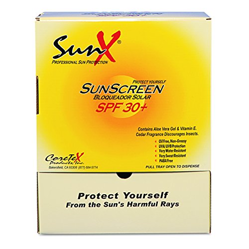SunX PFY CT91664 SPF30 Sunscreen, Single Dose Pouch (Pack of 100)