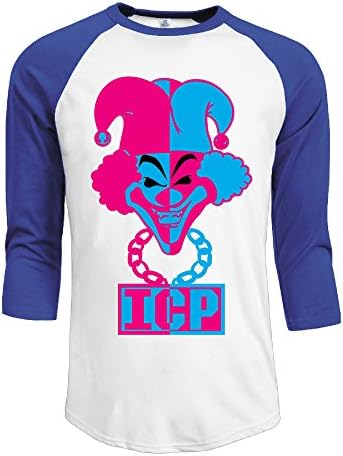KAIVV Men's H2O Delirious Real Delirious I.C.P 3/4 Sleeve Baseball T-Shirts