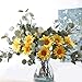 Eucalyptus Leaves Artificial leaf Artificial Greenery Silver Dollar Eucalyptus Leaf Spray in Green Artificial Greenery Holiday Greens Christmas Greenery Leaves for Wedding Party Home Decor, 25.6